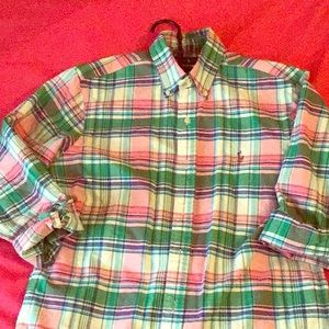 Long sleeve polo button down